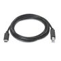 Aisens Cable USB 2.0 Impresora USB-C a USB-B, 2m, Negro